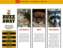 Tablet Screenshot of buzzawaywildlife.com